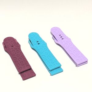 Cheetah Print Watch Bands Compatible w/ 38/40/41mm/ 20sm. 3 Pack.
